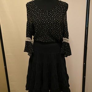 The Limited Black Midi Skirt